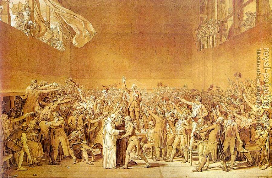Jacques-Louis David : The Tennis Court Oath